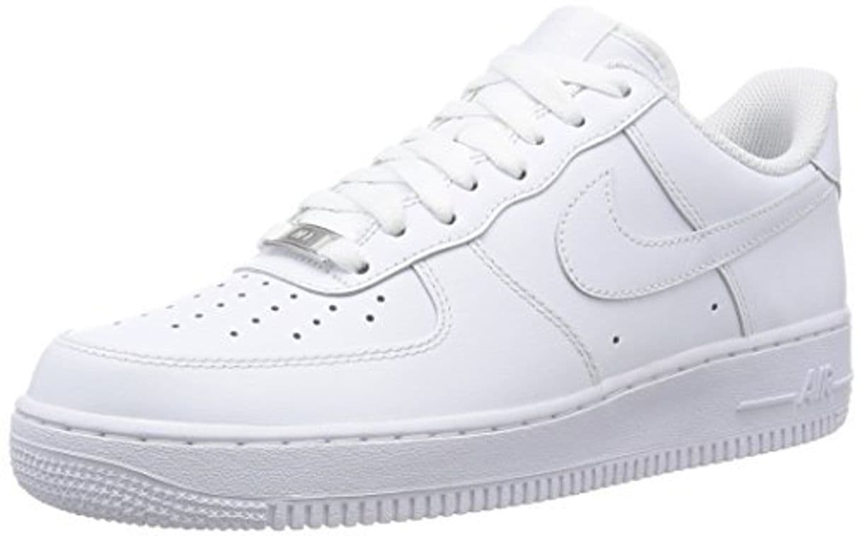 Fashion Nike Air Force 1, Zapatillas de Baloncesto Unisex Niños, Blanco (White / White-White)