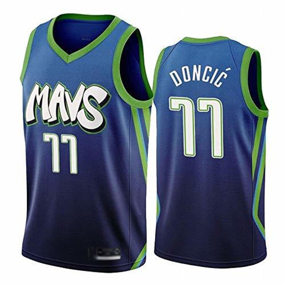 Product WOLFIRE WF Camiseta de Baloncesto para Hombre, NBA, Dallas Mavericks #77 Luka