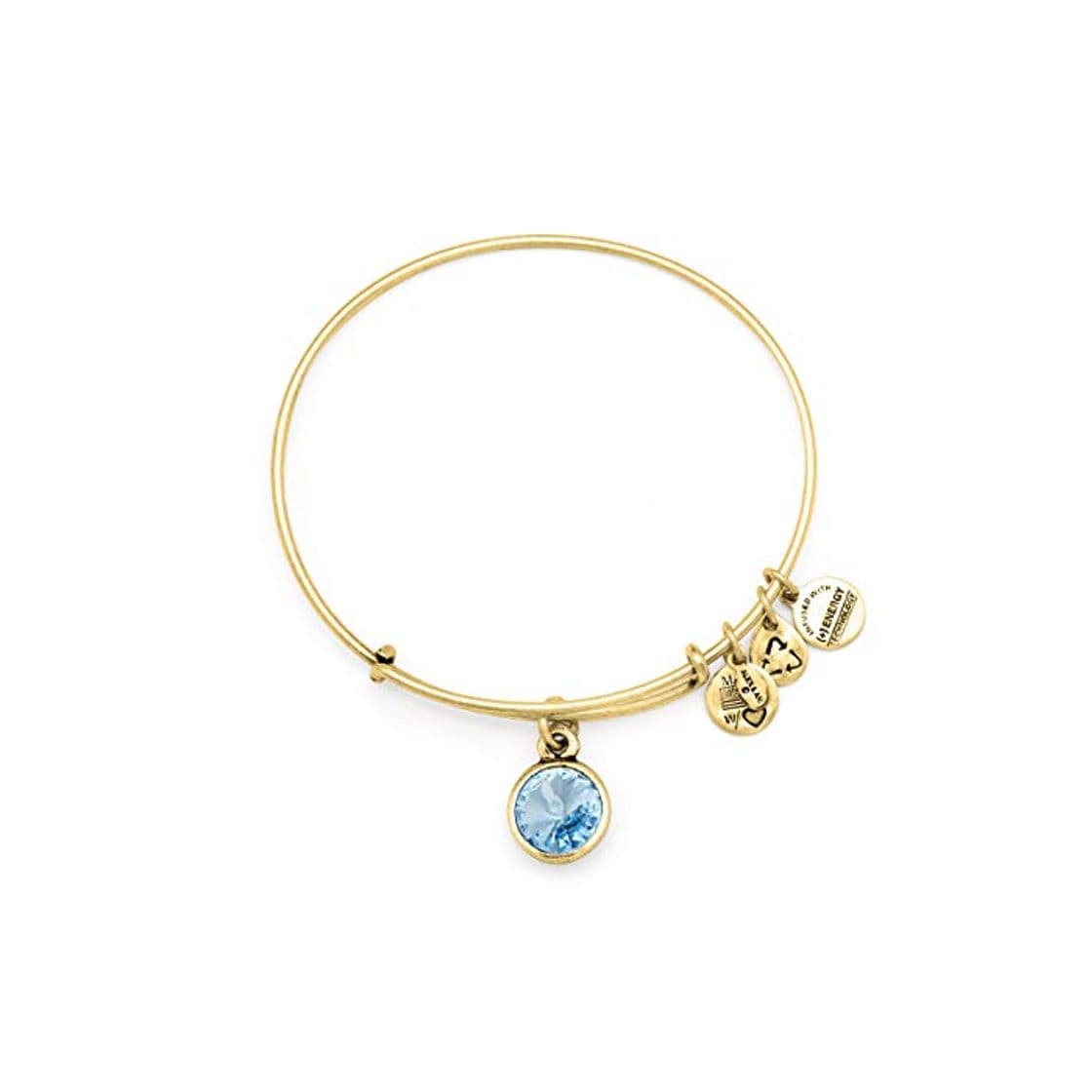 Fashion Pulsera Alex and Ani A12EB242RG Mujer Nacimiento Marzo Aguamarina