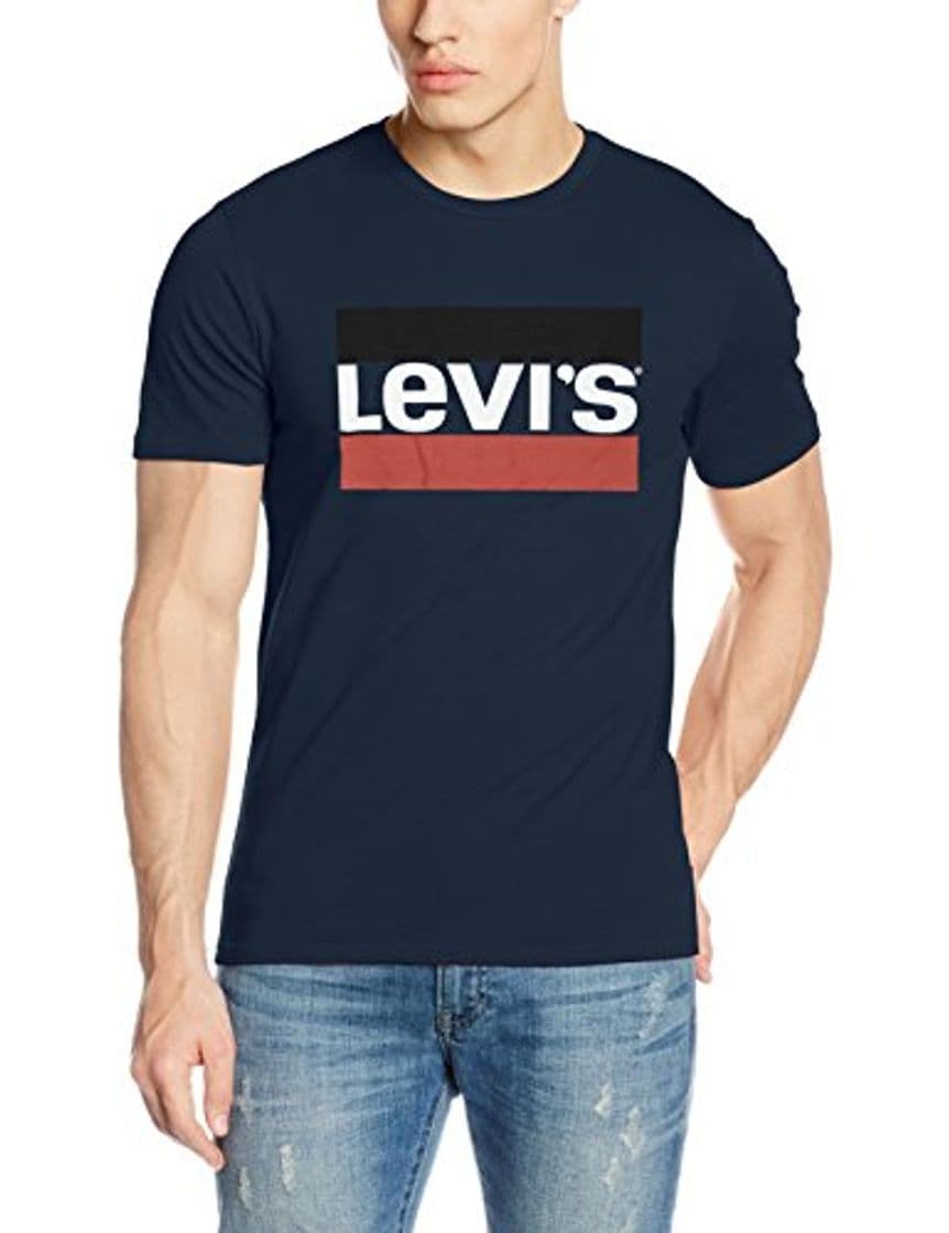 Moda Levi's Graphic Camiseta, Gris (84 Sportswear Logo Grey Midto