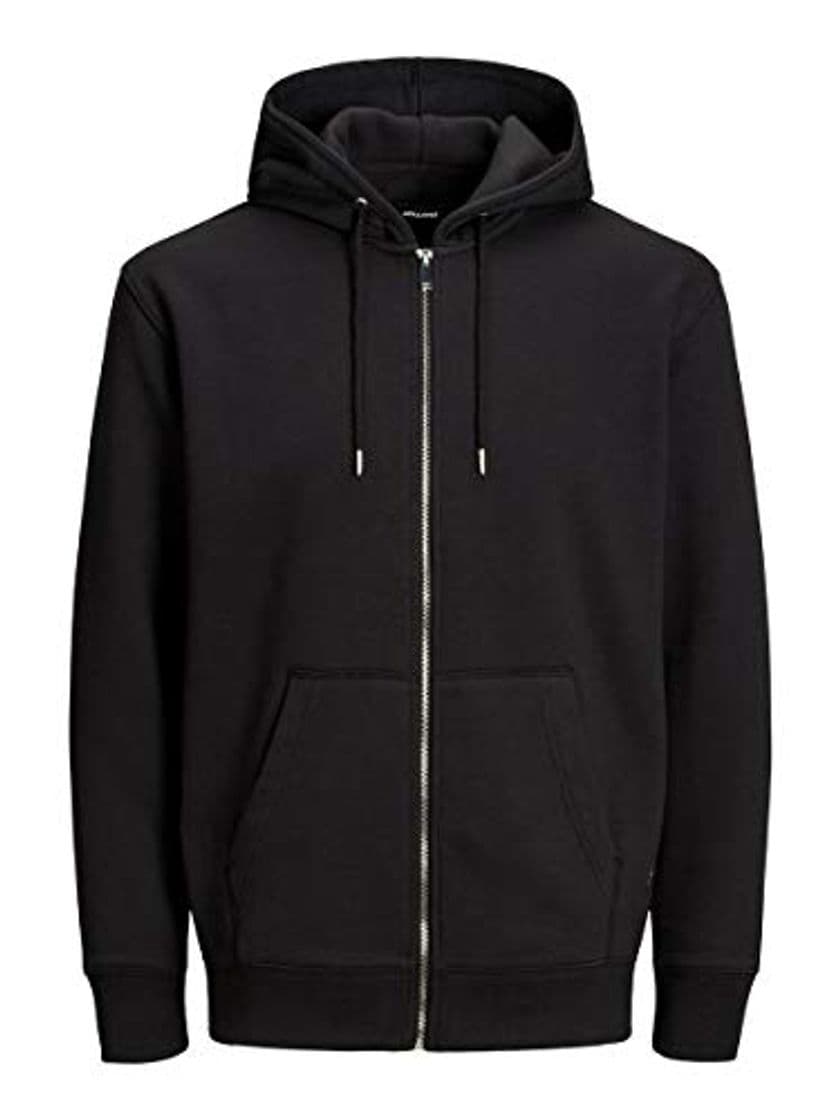 Moda Jack & Jones Jjecorp Logo Sweat Hood Noos Capucha, Negro (Bl