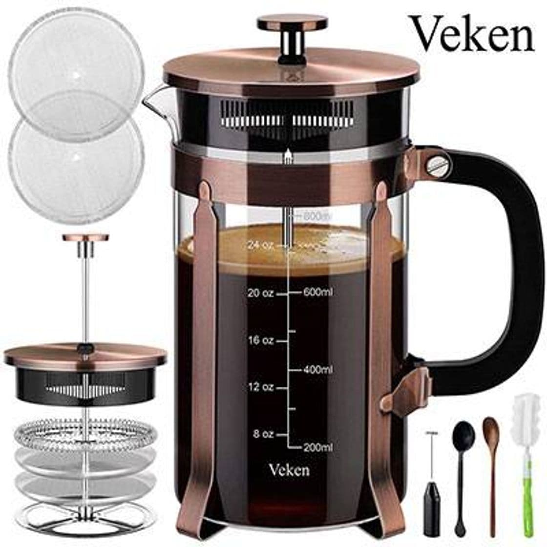 Moda Cafeteira Veken French Press