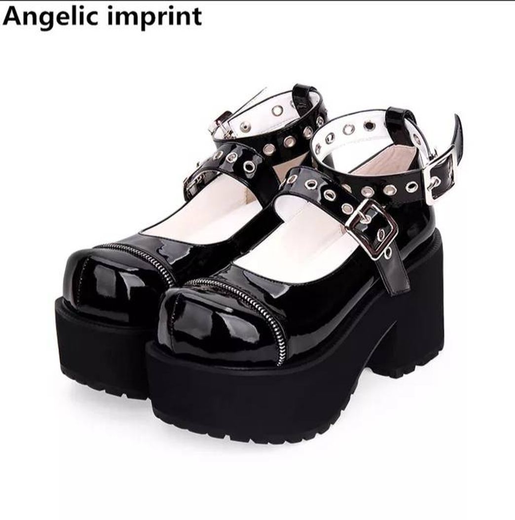 Moda Zapatos de Gothic Lolita