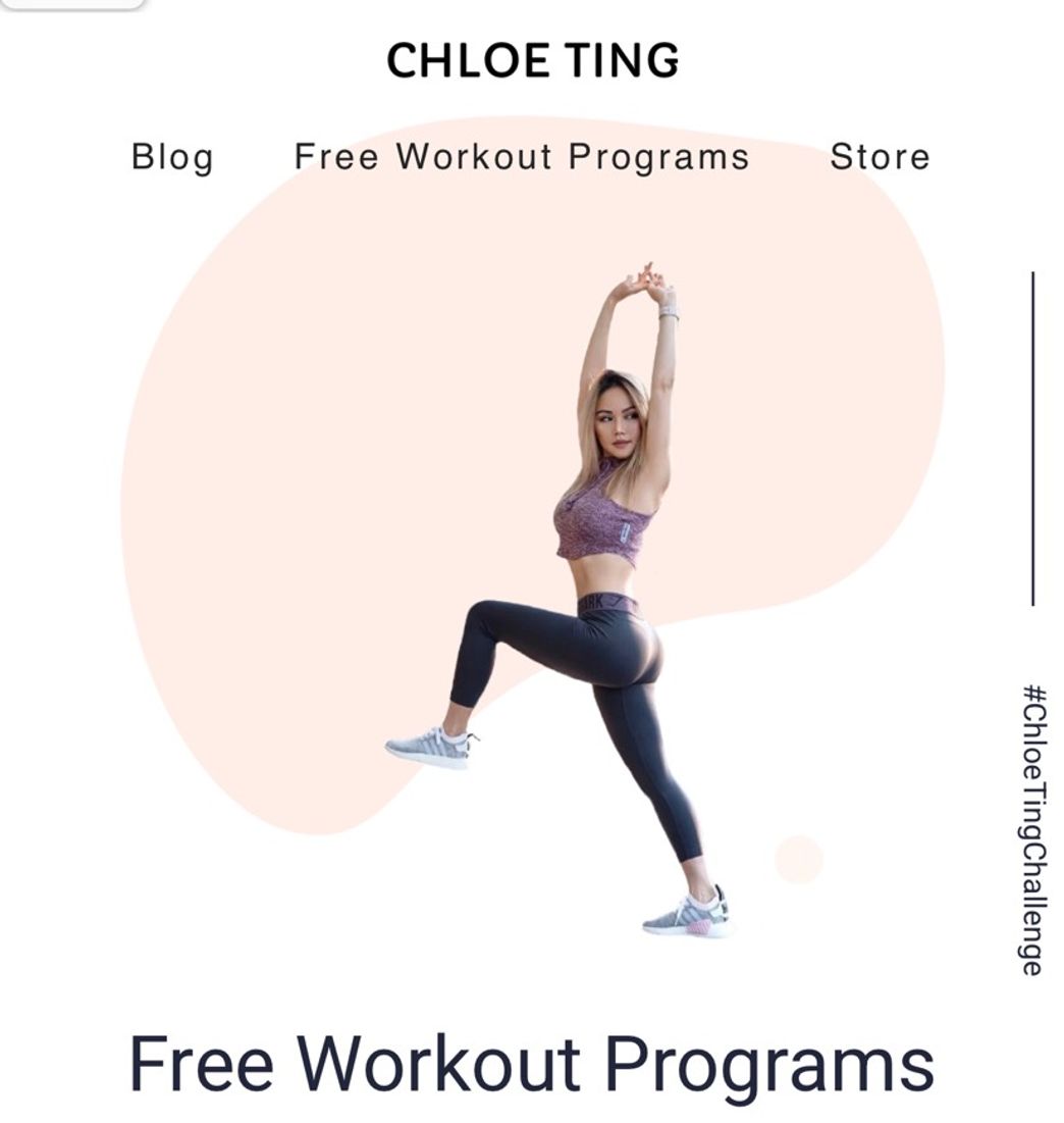 Moda Free Workout Programs - #ChloeTingChallenge - Chloe Ting