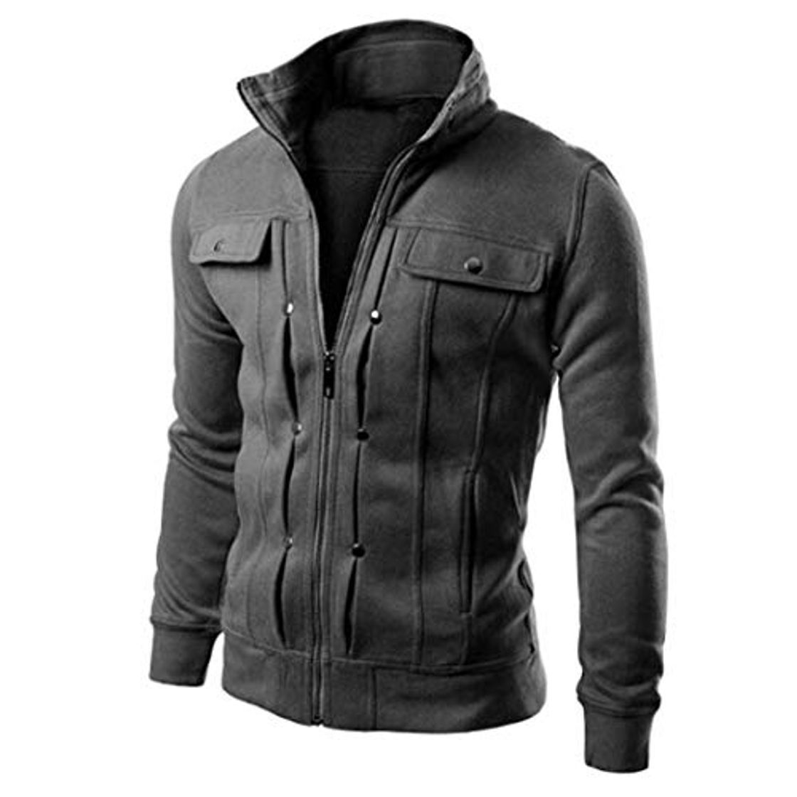 Moda DEELIN Hombres De Moda De Invierno Slim Camisa Caliente Chaqueta De Solapa