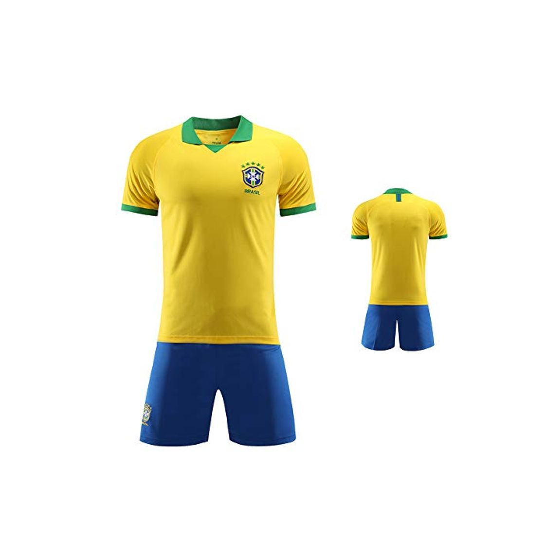 Product Camisa de Brasil de fútbol, ​​Brasil Selección Nacional de Fútbol Conjunto Uniforme,