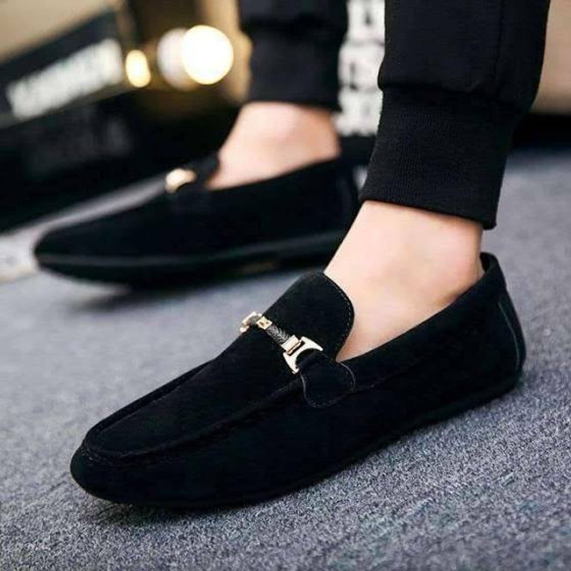 Fashion Mocassim preto basico 