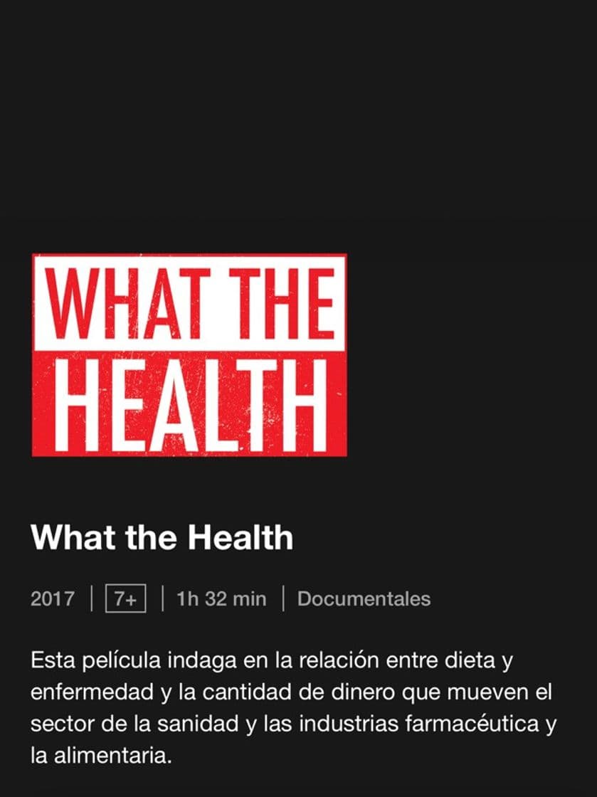 Moda What the Health | Netflix 