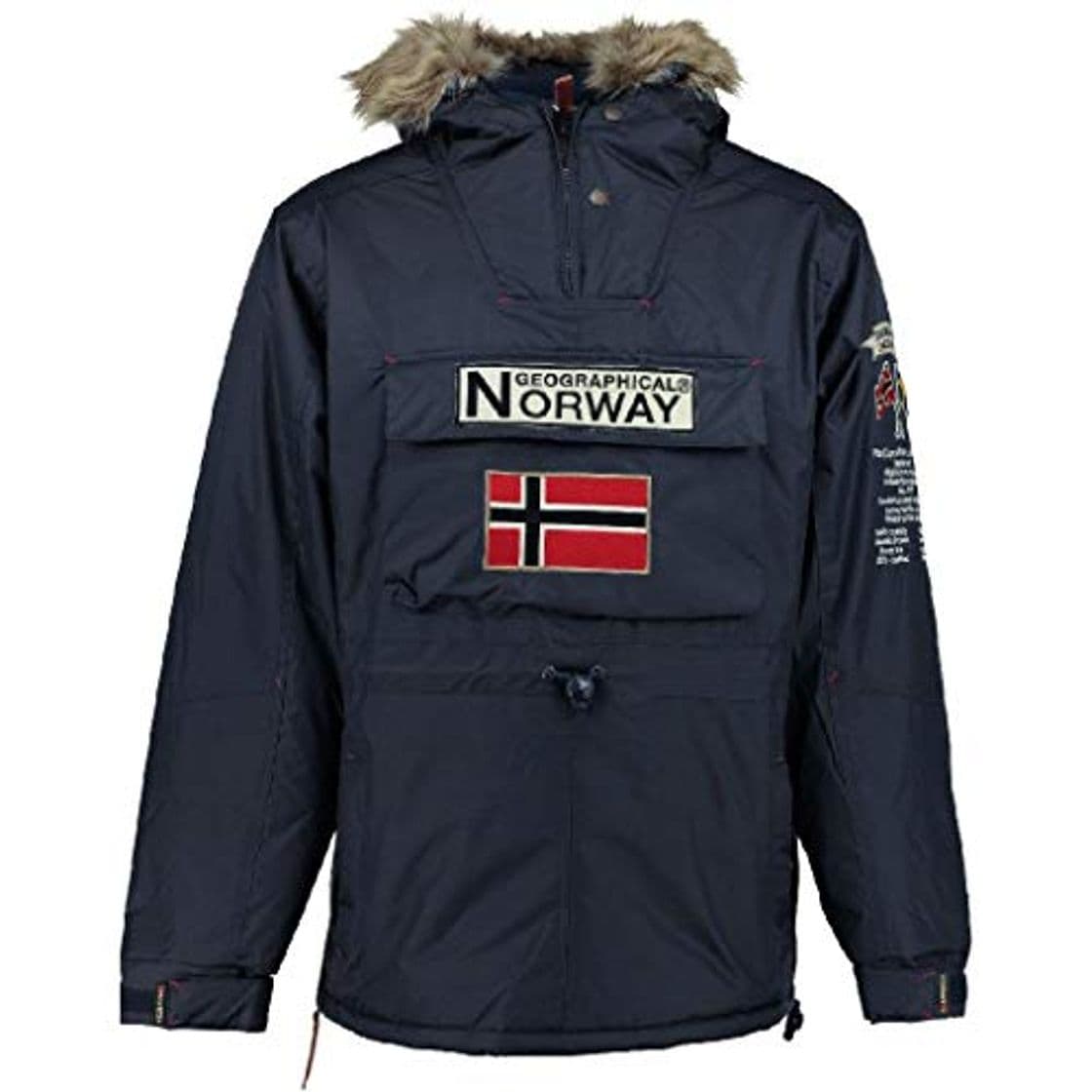 Fashion Geographical Norway Parka Hombre Boomerang Azul Marino L