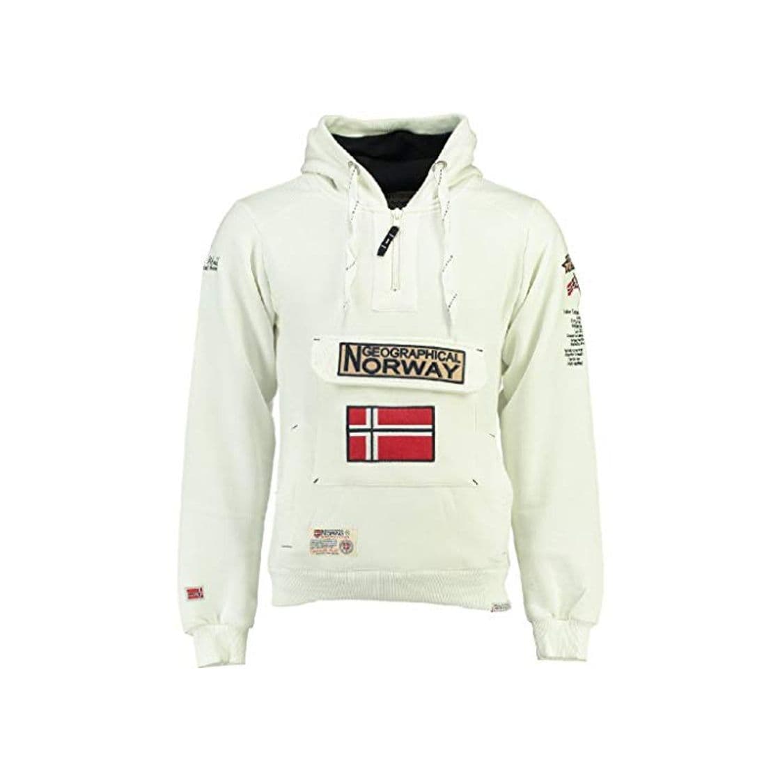 Fashion Sudadera Hombre GYMCLASS 100 rol 14 Blanco S