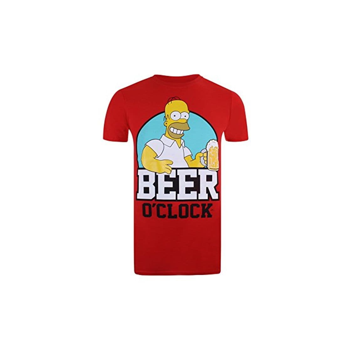 Producto Simpsons Beer O Clock Camiseta, Rojo