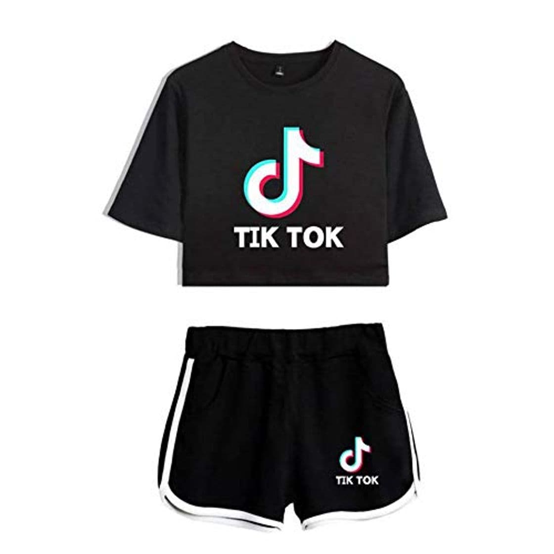 Producto TIK Tok Top y pantalón Corto de Ocho Puntos para niña