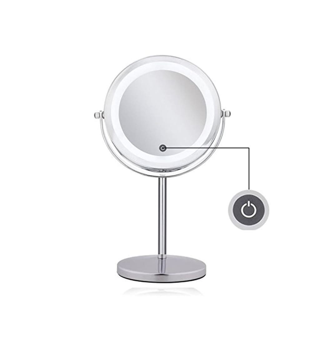 Producto Makeup Mirror 10 X Magnifying 7” Double sided make up mirror freestanding