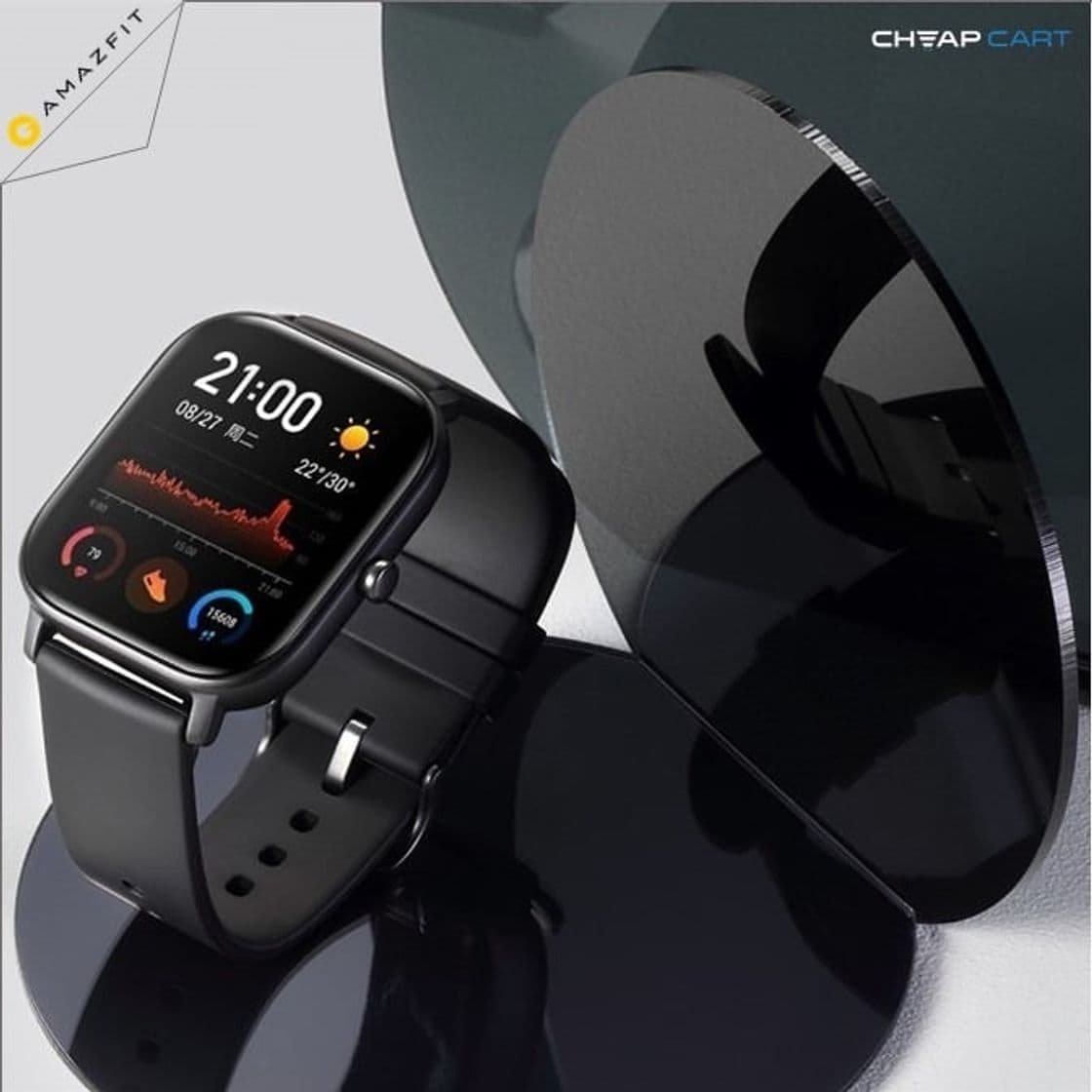 Moda Humai Amzfit GTS smart watch Obasidan black