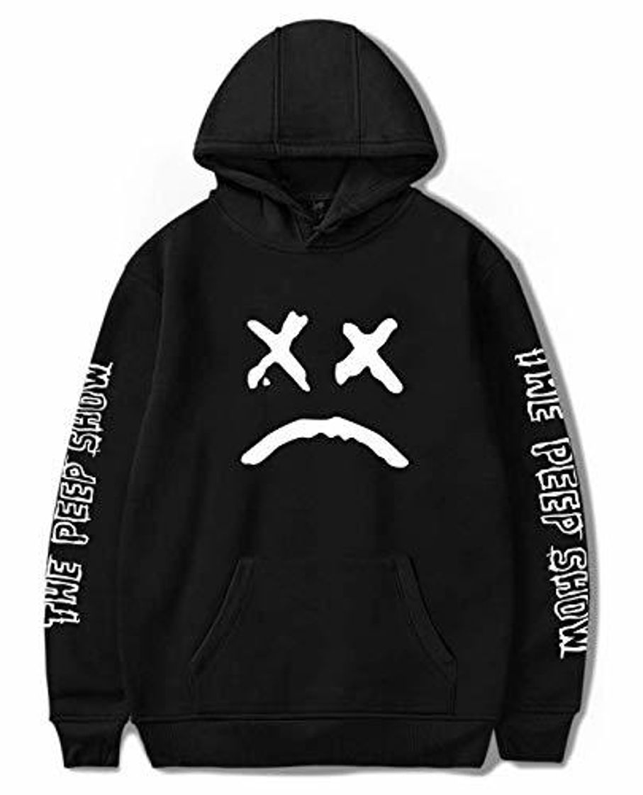 Moda Minetom ShallGood Unisex Sudadera Con Capucha 2018 Lil Peep Rapper Harajuku Hip