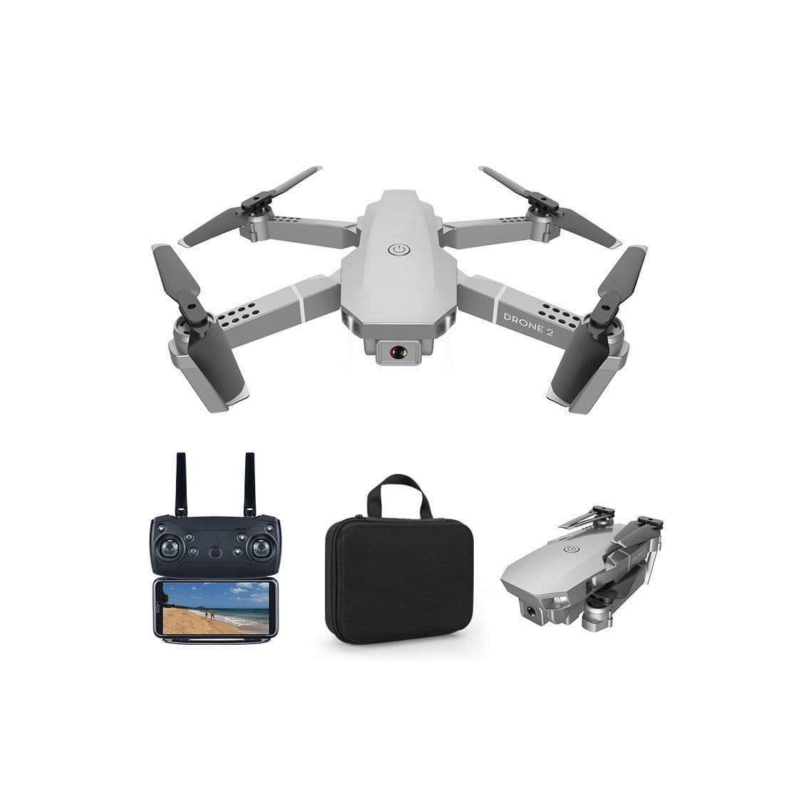 Product E68 Foldable RC Drone WiFi FPV 4K HD Camera 4 Channels