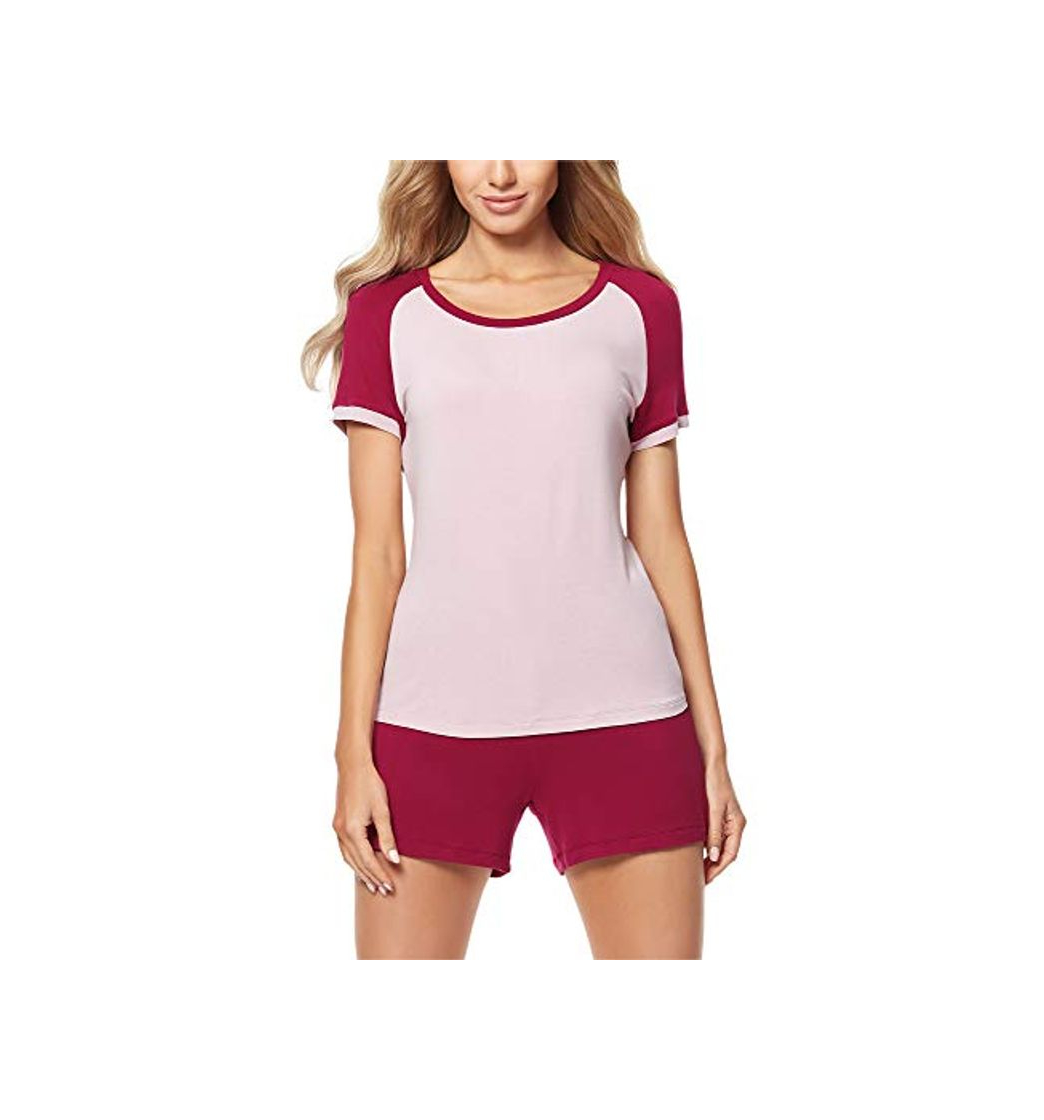 Product Merry Style Pijama Conjunto Camiseta y Pantalones Ropa de Cama Mujer MS10-231