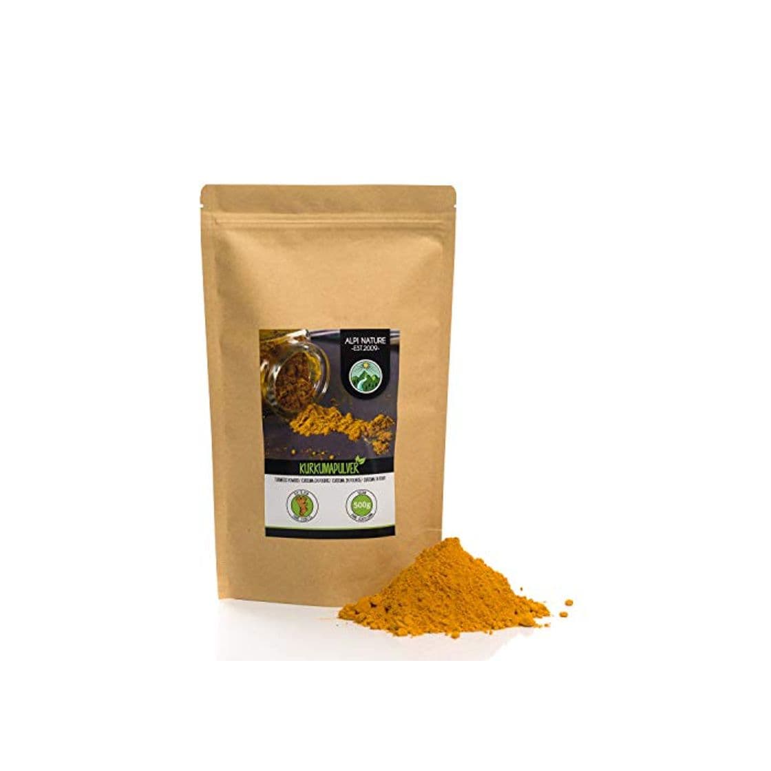 Product Cúrcuma en Polvo 100% Orgánica 500gr Carefood