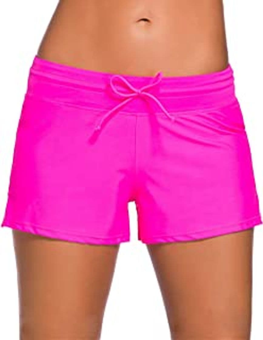 Producto Ocean Plus Mujer Pantalones Cortos de Natación con Cordón Ajustable Deportes Acuáticos