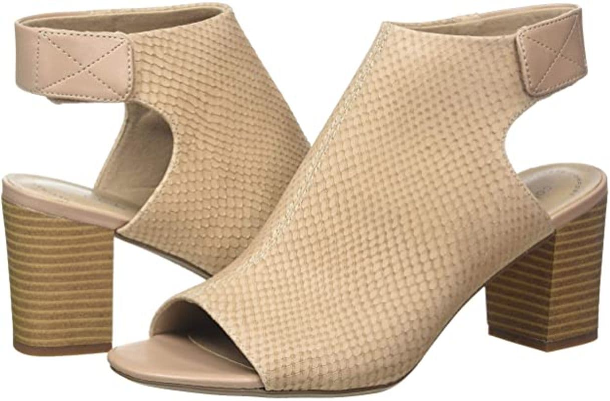 Product Clarks Lafley Rosen, Sandalias de Talón Abierto para Mujer, Beige