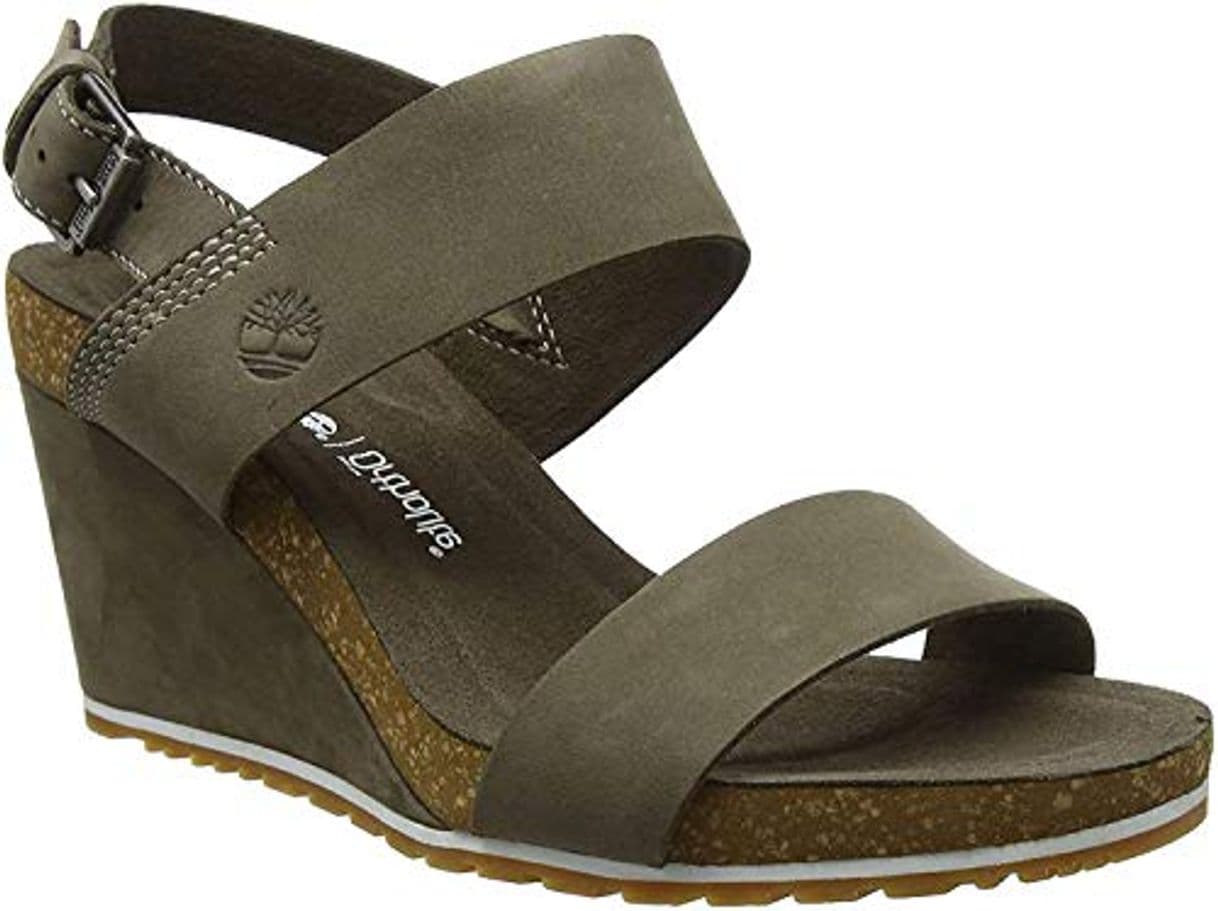 Product Timberland Los Angeles Slingback, Sandalias con Plataforma y Tiras para Mujer, Olive