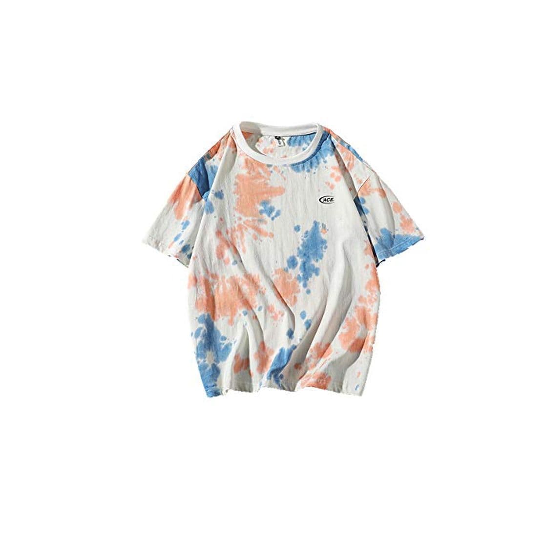 Product NOBRAND Popular Tie Dye Camiseta corta en verano Naranja naranja L