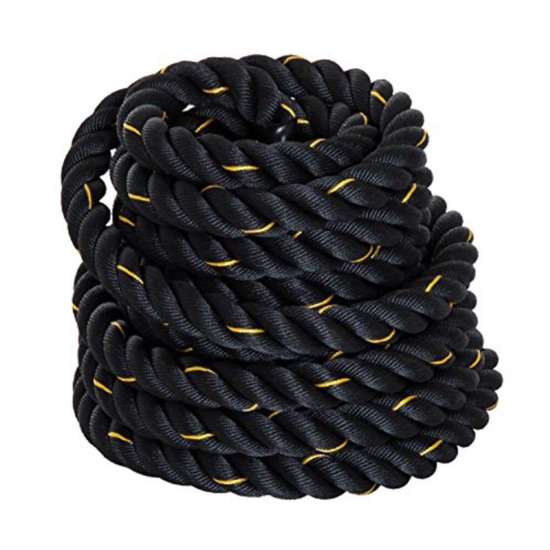 Producto HOMCOM Cuerda de Batalla Battle Rope Ejercicio Formación Fitness Crossfit Ф38mm Longitud 9m Poliéster Ultra Resistente