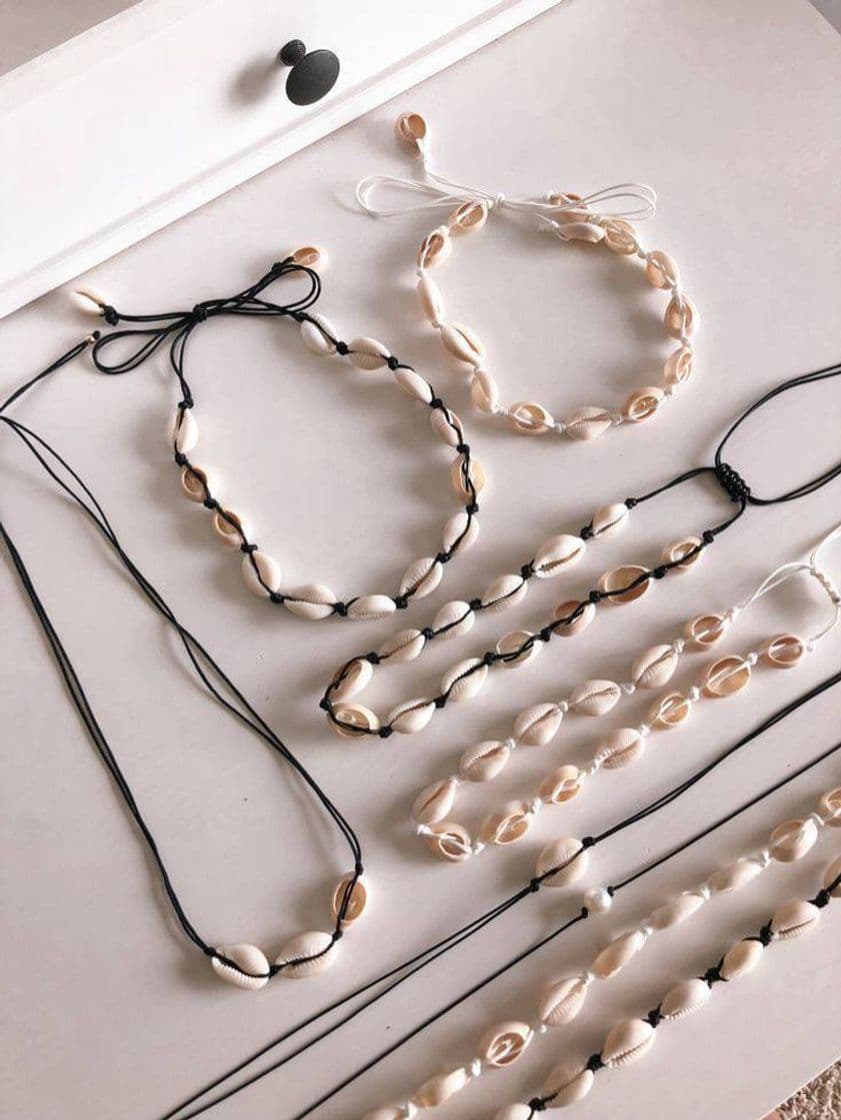 Fashion Pieces Natural Shell Chokers