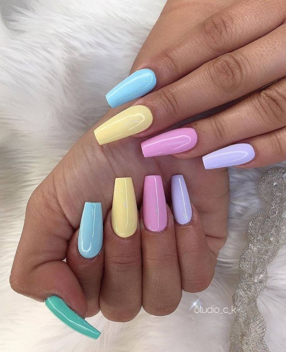 Moda Rainbow Nails Cores Pastel