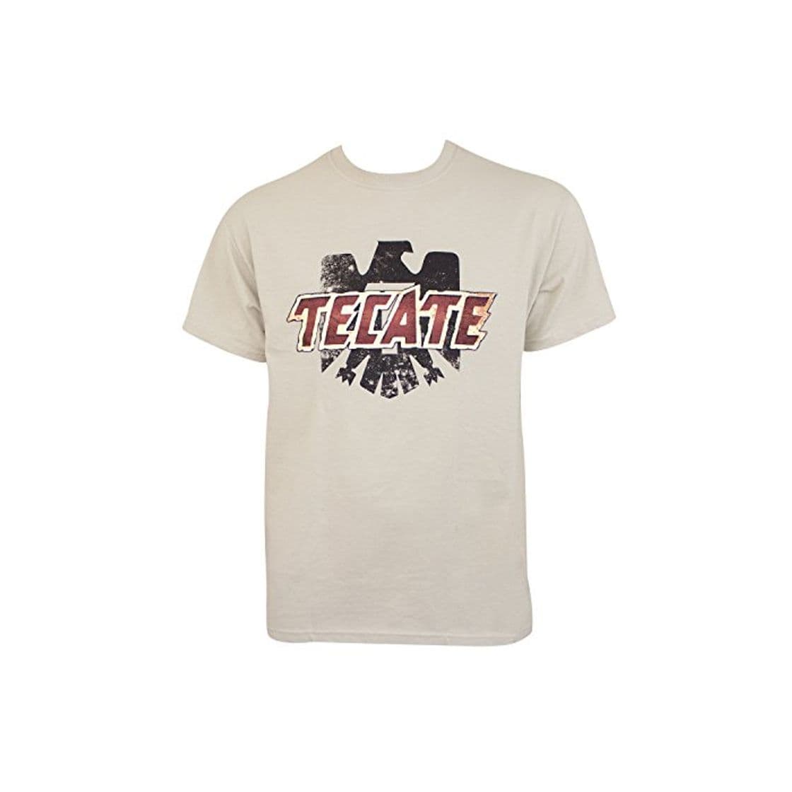 Fashion Tecate Tan Logotipo Camiseta Medio