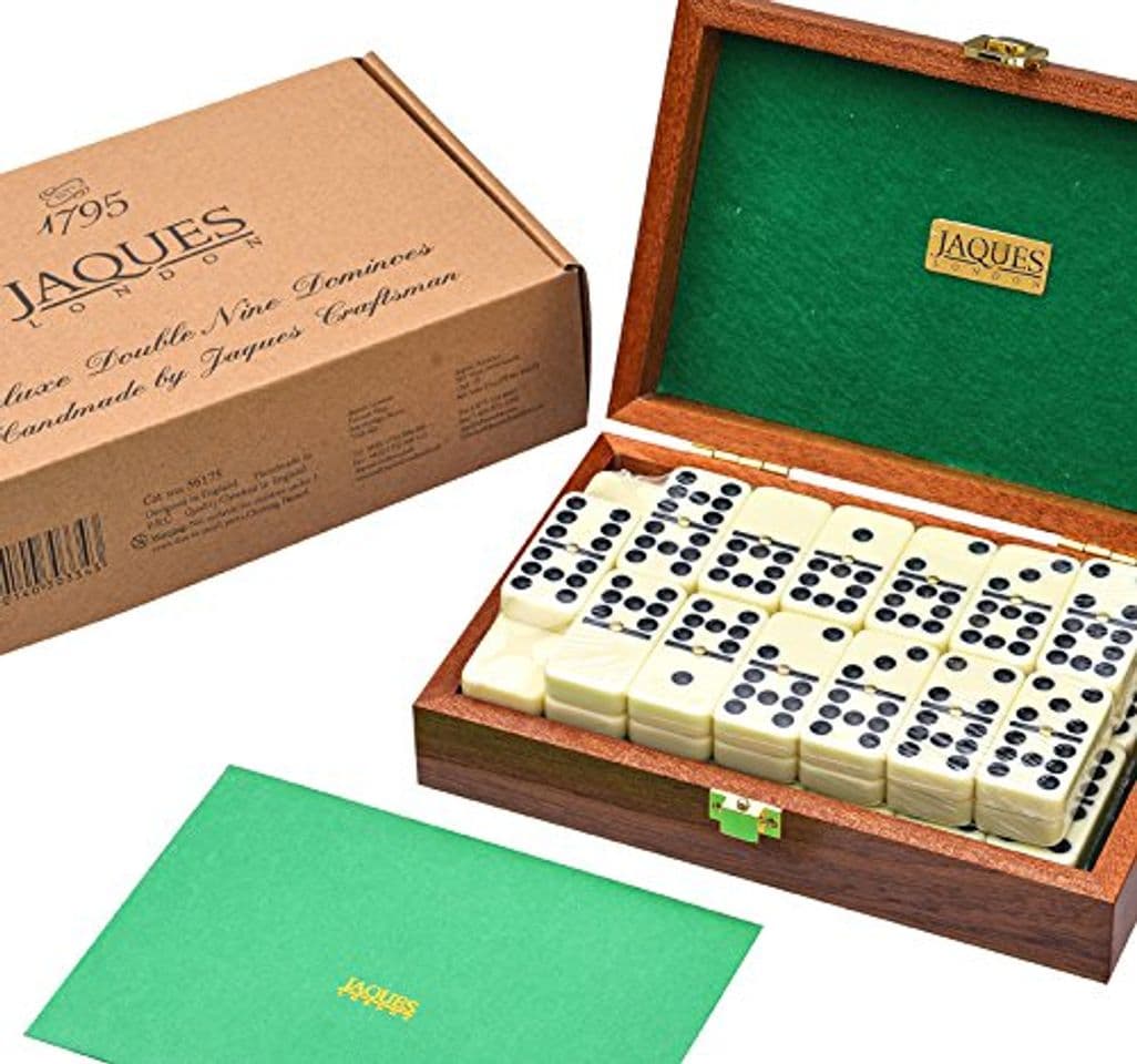 Product Jaques of London Luxurious Dominoes Double 9 Set