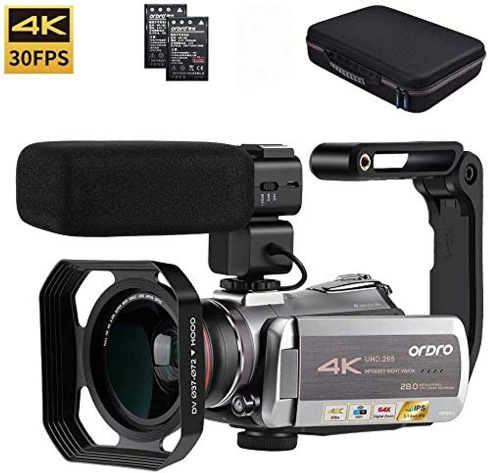 Product Video Camera 4K Camcorder ORDRO 4K Ultra HD 30FPS Digital Video Camera