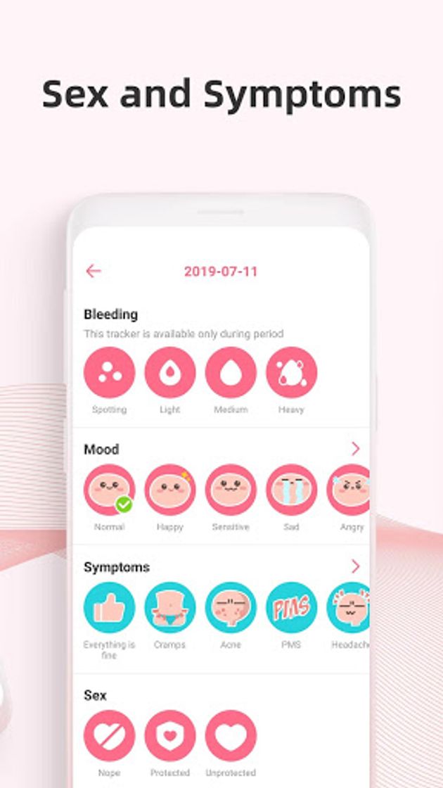 Moda Period tracker & Ovulation calendar by PinkBird