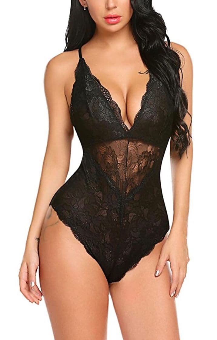 Moda 💠Body sexy de encaje para mujer