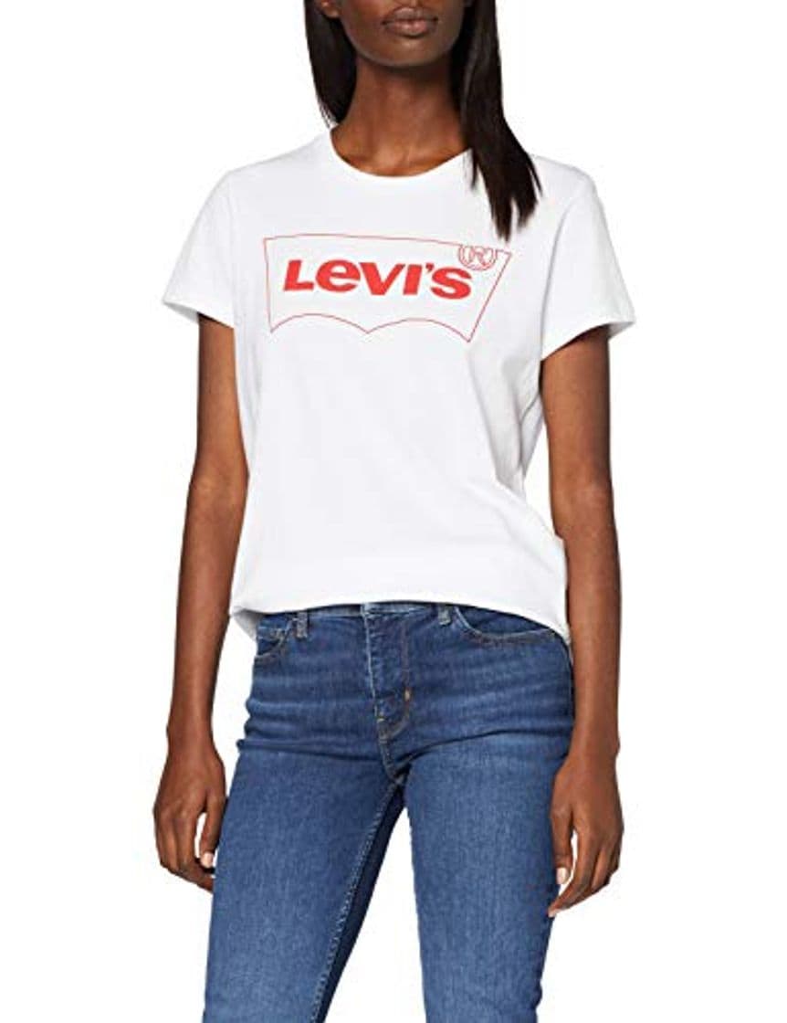 Product Levi's The Perfect Tee, Camiseta, Mujer, Blanco (Brw Outline T2 White