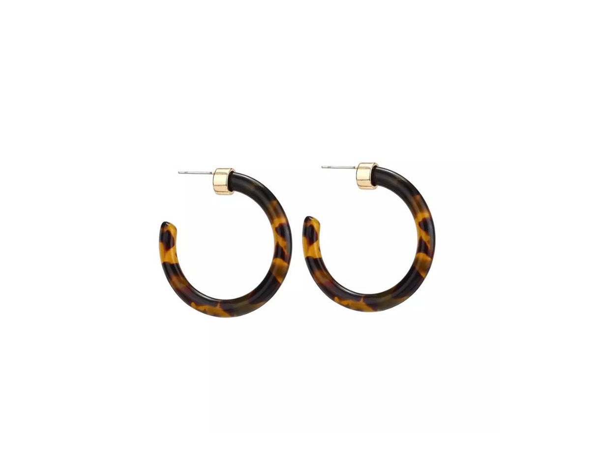 Moda Pendientes leopardo