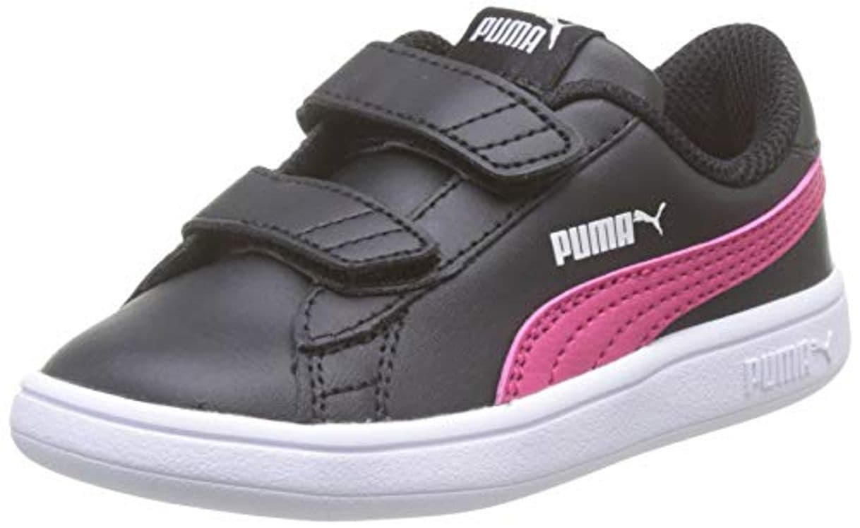 Fashion Puma Smash V2 L V Inf, Zapatillas Unisex Niños, Negro Black