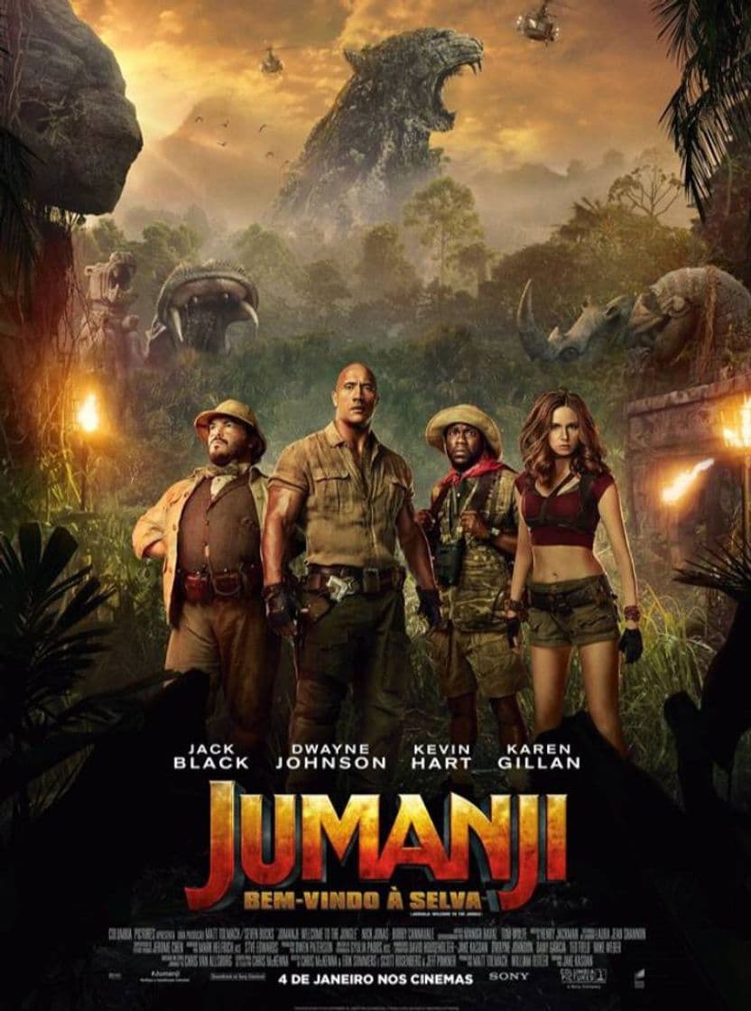 Película FILME: Jumanji: Bem-vindo à selva.