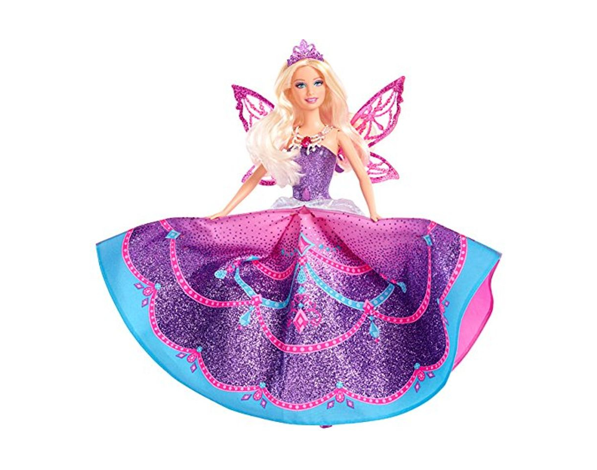 Producto Barbie - Muñeca Vestida de Mariposa, Princesa Catania con Falda y alas