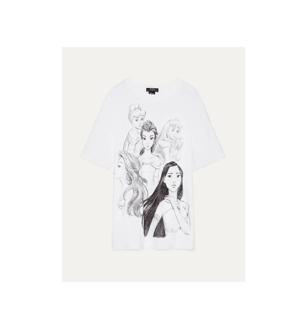 Fashion Camiseta Bershka de princesas Disney