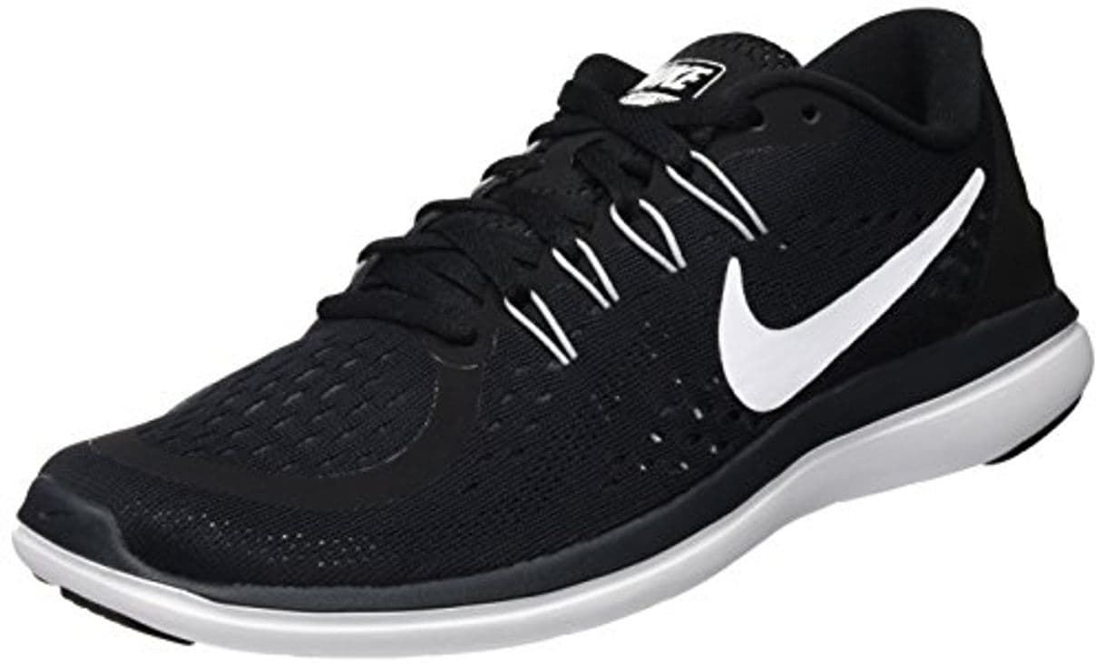 Fashion Nike Hombres Flex 2017 RN Zapatos Antracita Gris Negro Talla 6