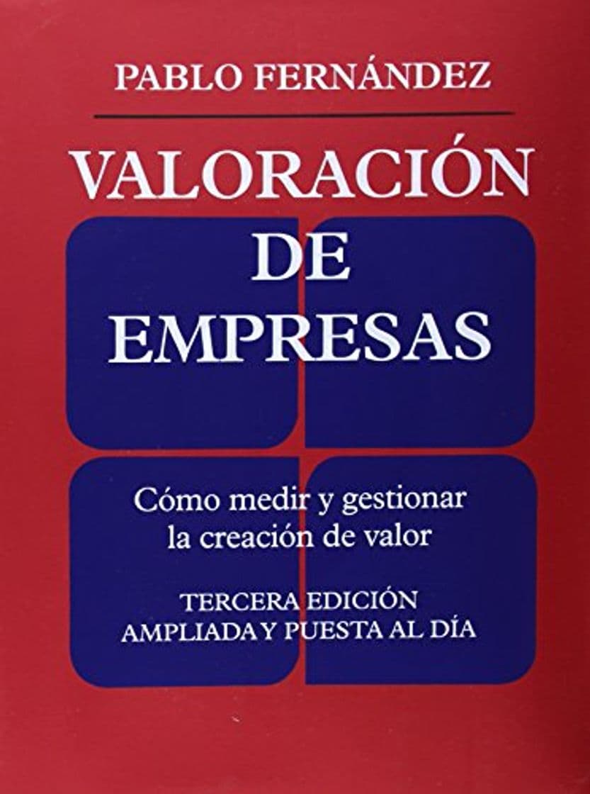 Book Valoración de empresas: Cómo medir y gestionar la creacion de valor. Tercera