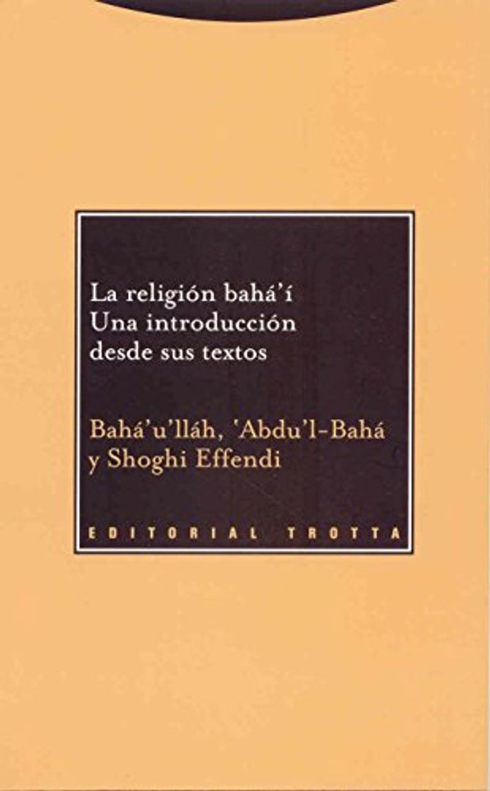 Libro La religión bahá'í: Una introducción desde sus textos