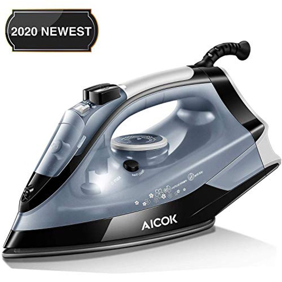 Producto AICOK Plancha Ropa, Plancha de Vapor 2200W con Anti-Escala, Revestimiento Ceramic Coat,