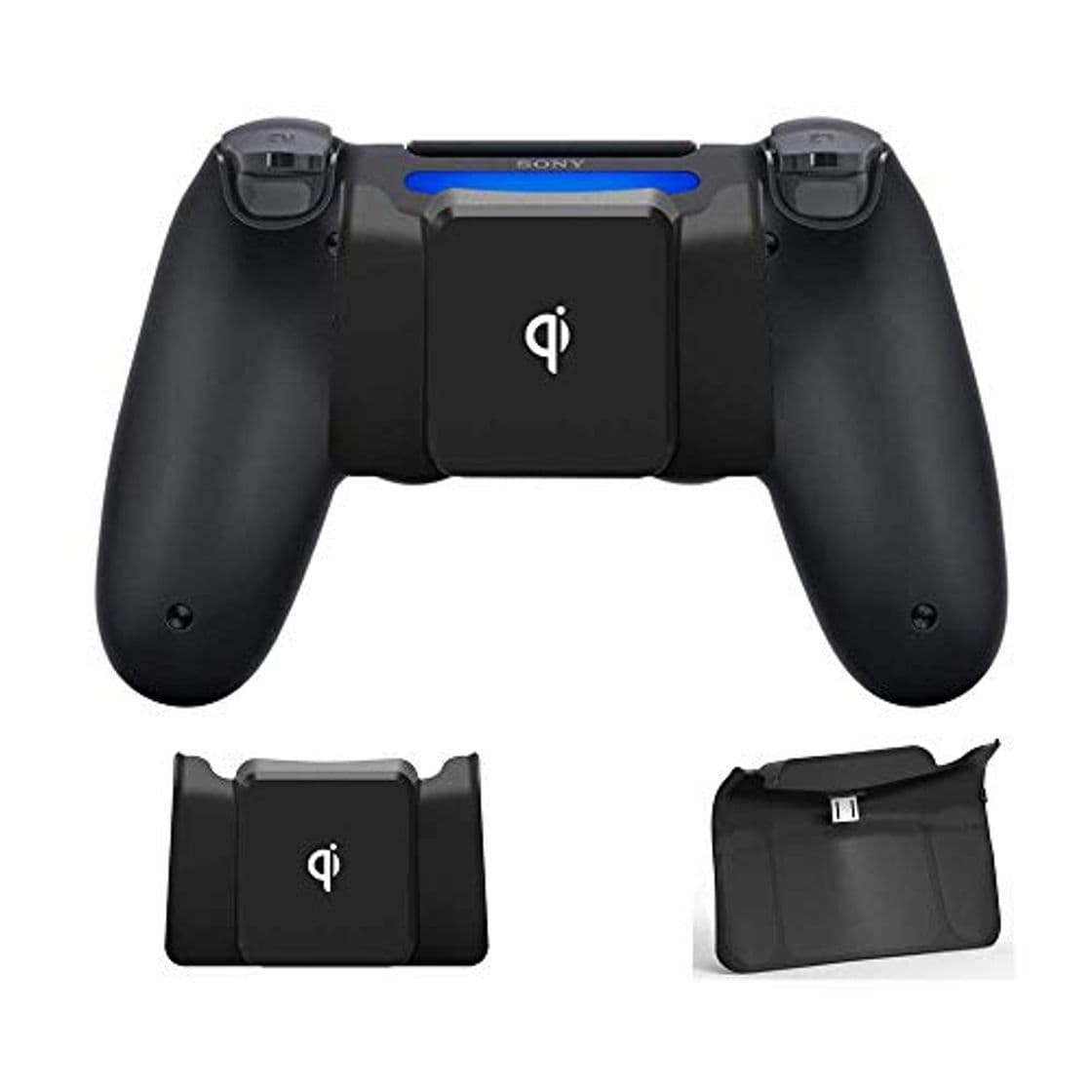 Producto CHIN FAI Qi Receptor de Carga inalámbrico para Controlador PS4