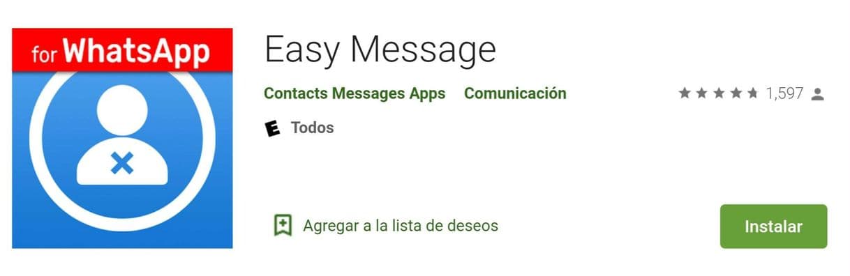 Moda Easy Message (Enviar Mensajes sin agregar Número) 