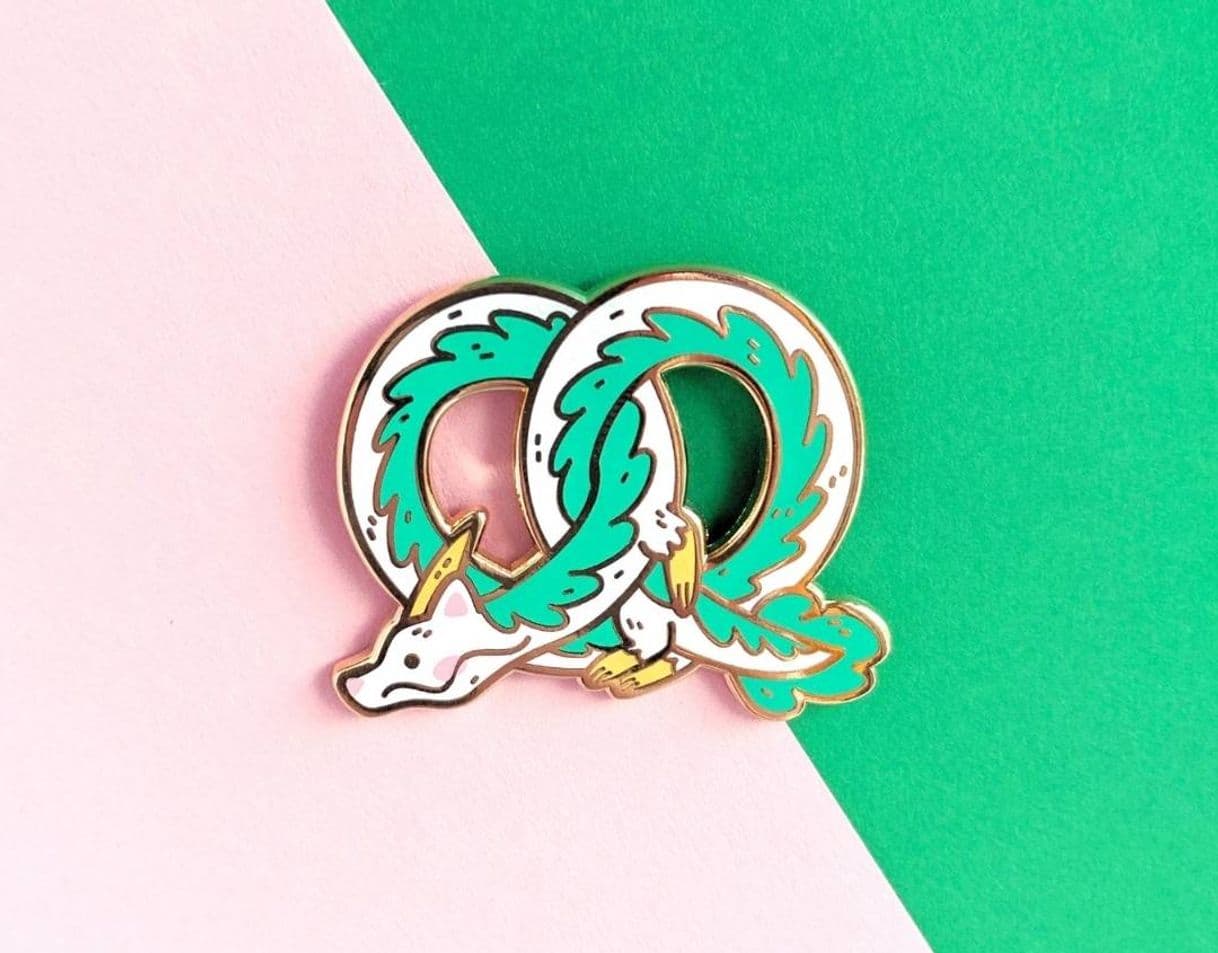 Producto Haku Pretzel Dragon Enamel Pin 