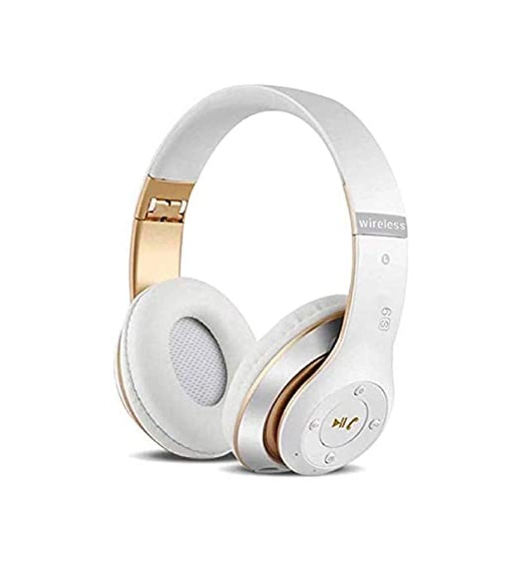 Producto Auriculares Cerrados Inalámbricos 6S, Alta fidelidad Estéreo Auriculares Estéreo Inalámbricos Plegables, Micrófono