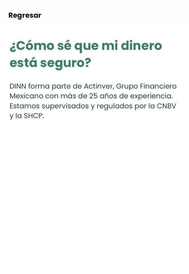 App DINN: Invierte fácil