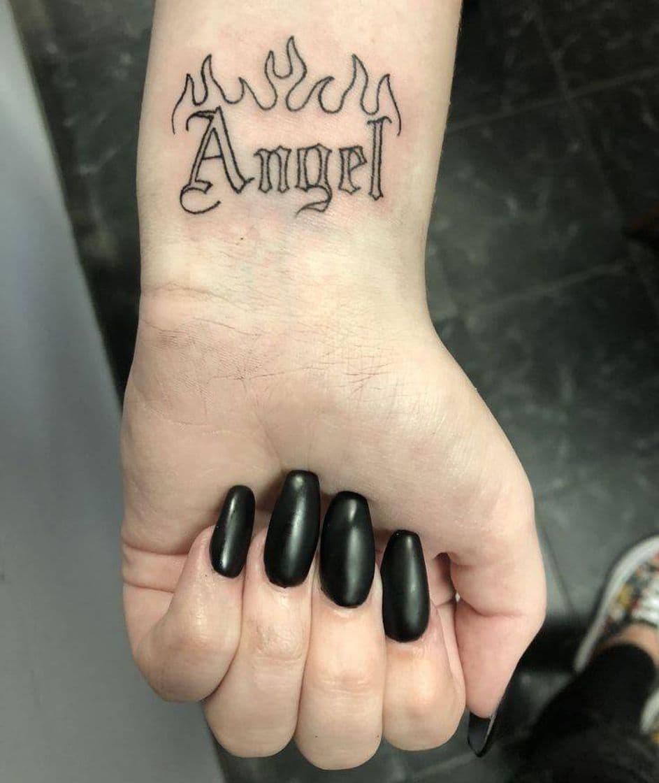 Moda Tatoo angel 